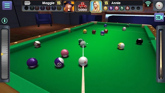 Screenshot de 3D Pool Ball v2.2.3.4 Apk Mod (Linha Infinita)