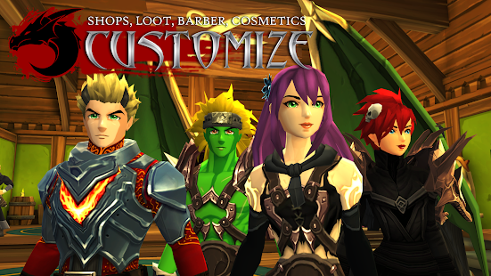 Screenshot de AdventureQuest 3D v1.142.1 Apk Mod (Alta Velocidade)