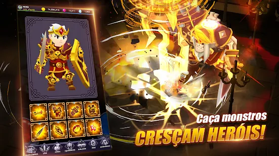 Screenshot de AFK Dungeon v1.1.48 Apk Mod Menu (Alto Damage)