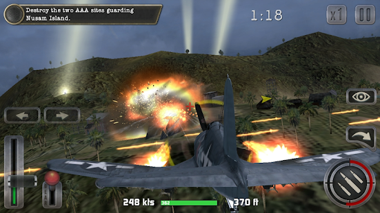Screenshot de Air Combat Pilot: WW2 Pacific v1.15.001 Apk Mod (Dinheiro infinito)