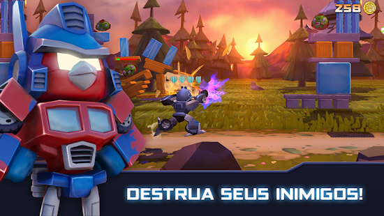 Screenshot de Angry Birds Transformers v2.40.0 Apk Mod (Dinheiro Infinito)