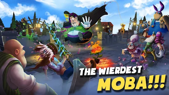 Screenshot de Awakening of Heroes: MOBA 5v5 v1.6.1 Apk Mod (Wall Mini-mapa)