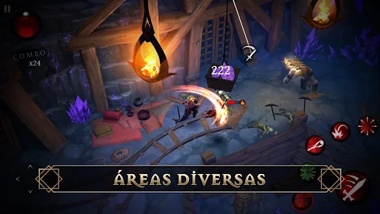 Screenshot de Blade Bound v2.25.4 Apk Mod (Skill Infinita)