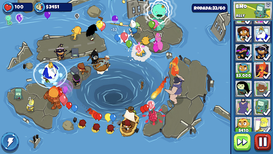 Screenshot de Bloons Adventure Time TD v1.7.5 Apk Mod (Dinheiro Infinito)