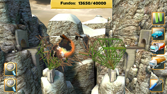 Screenshot de Bridge Constructor v13.0 Apk Mod (Tudo Desbloqueado)