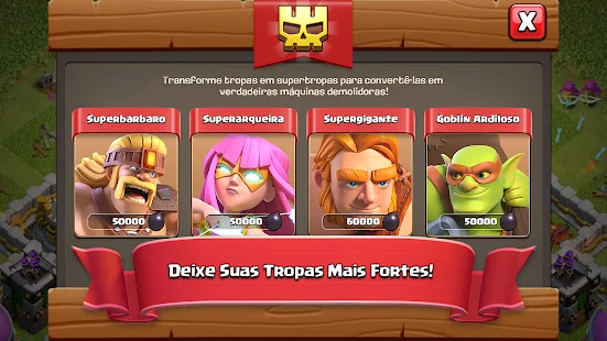 Screenshot de Clash of Clans v18.200.24 Apk Mod (Dinheiro Infinito)