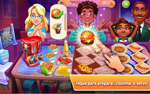 Screenshot de Cooking Craze v2.9.1 Apk Mod (Dinheiro Infinito)
