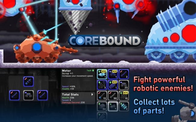 Download Corebound v1.1.3.2 MOD APK – DINHEIRO INFINITO