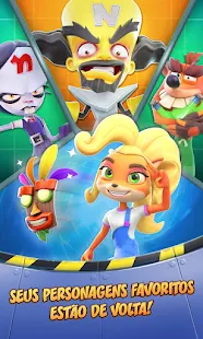 Screenshot de Crash Bandicoot Mobile v0.7.6242 Apk Mod (Materiais Infinitos)