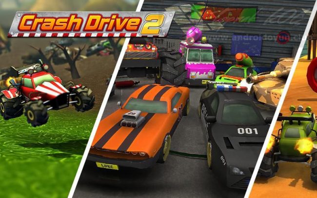 Download Crash Drive 2 v3.70 MOD APK – DINHEIRO INFINITO