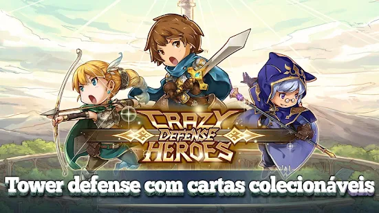 Screenshot de Crazy Defense Heroes v4.2.3 Apk Mod (Dinheiro Infinito)