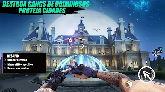 Screenshot de Credo Ninja: Atiradores Assassinos em 3D v4.6.5 Apk Mod (Dinheiro Infinito)