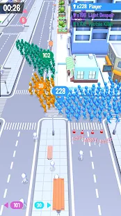Screenshot de Crowd City v2.3.8 Apk Mod (Skins Desbloqueadas)