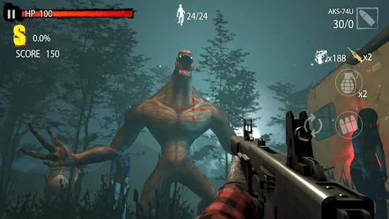 Screenshot de D-day Zombie v1.0.911 Apk Mod (Imortalidade)