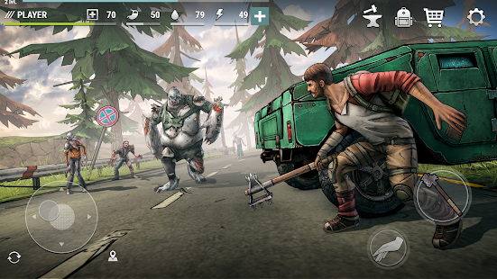 Screenshot de Dark Days: Zombie Survival v2.0.3 Apk Mod (Dinheiro Infinito)