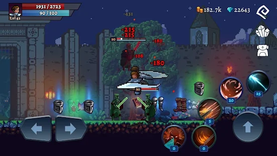 Screenshot de Darkrise – Pixel Classic Action RPG v0.27.13 Apk Mod (Dinheiro Infinito)