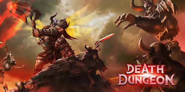 Screenshot de Death Dungeon Demon Hunting RPG v2.1.26 Apk Mod (Damage)