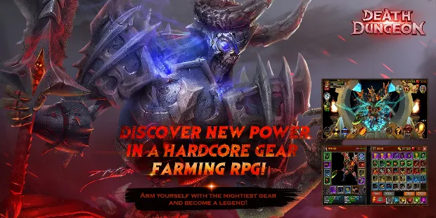 Screenshot de Death Dungeon Demon Hunting RPG v2.1.26 Apk Mod (Damage)