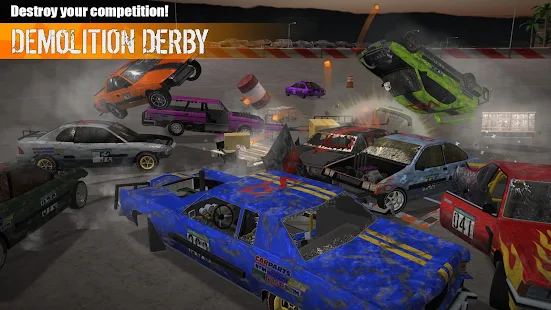 Screenshot de Demolition Derby 3 v1.1.187 Apk Mod (Dinheiro Infinito)