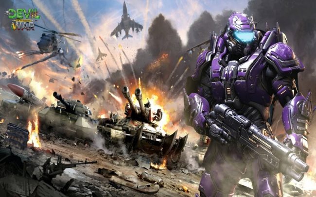 Download Devil War v1.4.4 MOD APK – DINHEIRO INFINITO