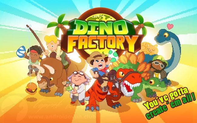 Download Dino Factory v1.4.1 MOD APK – DINHEIRO INFINITO
