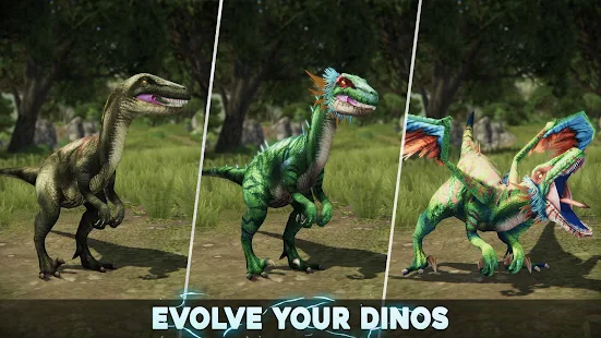 Screenshot de Dino Tamers Jurassic Riding MMO v2.13 Apk Mod (Mod Menu)