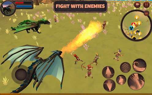 Screenshot de Dragon Simulator 3D: Adventure Game v1.095 Apk Mod (Dinheiro infinito)