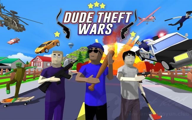 Download Dude Theft Wars v0.9.1.0 MOD APK – MEGA MODIFICADO