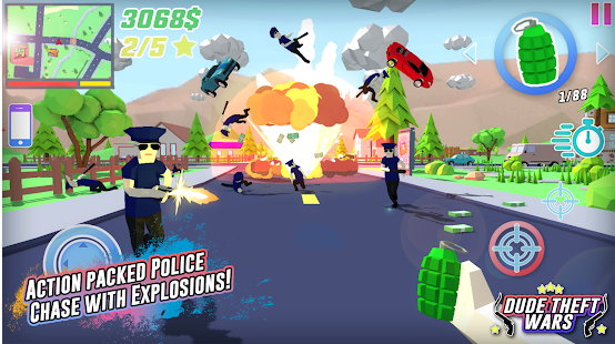 Screenshot de Dude Theft Wars v0.9.1.0a Apk Mod (Dinheiro Infinito)
