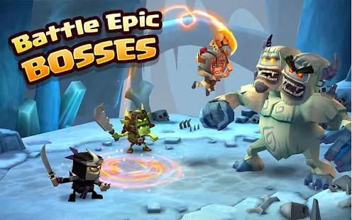 Screenshot de Dungeon Boss v.0.5.14670 Apk Mod (Personagens São Incríveis)