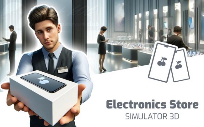 Download Electronics Store Simulator 3D v1.0 MOD APK – DINHEIRO INFINITO