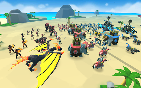 Screenshot de Epic Battle Simulator 2 v1.6.72 Apk Mod (Dinheiro Infinito)