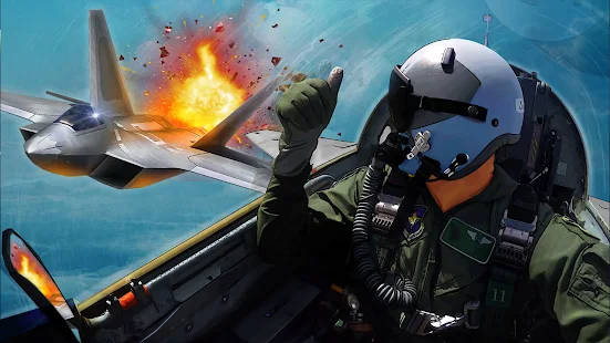 Screenshot de Fighter Jet: Modern Air Combat v2.59 Apk Mod (Dinheiro Infinito)