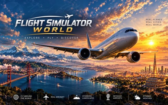Download Flight Simulator World v1.0 MOD APK – DINHEIRO INFINITO