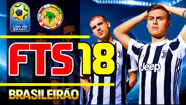 Download FTS 2018 v3 Apk + Data Mod [Texturas do PES 18 + Brasileirão]