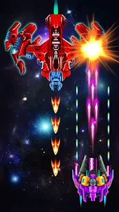 Screenshot de Galaxy Attack Alien Shooter v74.4 Apk Mod (Dinheiro infinito)