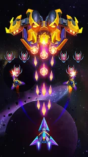 Screenshot de Galaxy Invaders: Alien Shooter v2.9.21 Apk Mod (Dinheiro Infinito)