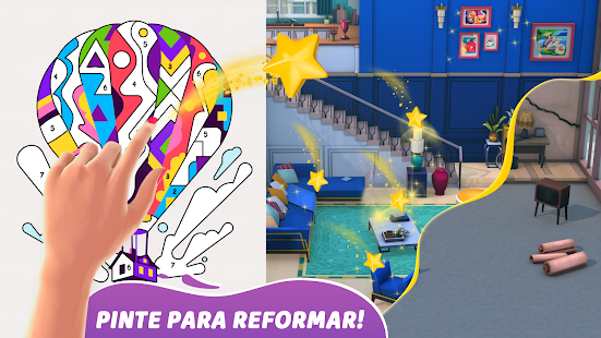 Screenshot de Gallery Jogo de Colorir por Números & Decoração v0.404 Apk Mod (Dinheiro Infinito)