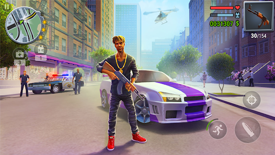 Screenshot de Gangs Town Story 0.36.1 Apk Mod (Dinheiro Infinito)