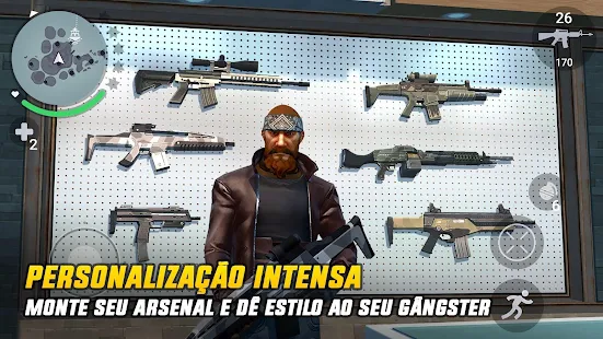 Screenshot de Gangstar New Orleans v2.2.2a Apk Mod (Munição Infinita)