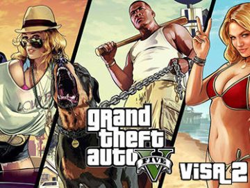 Download Grand theft auto 5: Visa 2 v1.08 Apk + Data Full