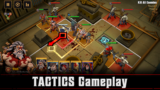 Screenshot de Grimguard Tactics End of Legends v0.9.12 Apk Mod (Dinheiro Infinito)