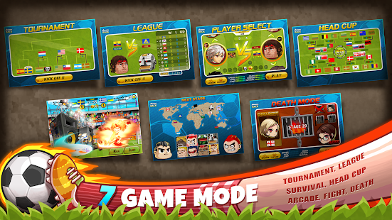 Screenshot de Head Soccer v7.1.4 Apk Mod (Dinheiro Infinito)