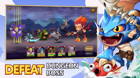 Screenshot de Heroes Legend Idle Battle War v2.5.2 Apk Mod Menu (Vitoria Fácil)