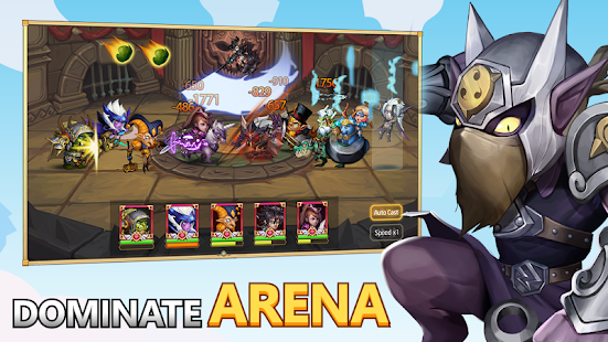 Screenshot de Heroes Legend Idle Battle War v2.5.2 Apk Mod Menu (Vitoria Fácil)