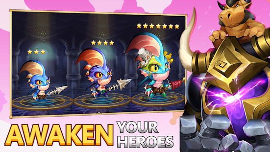 Screenshot de Heroes Legend Idle Battle War v2.5.2 Apk Mod Menu (Vitoria Fácil)