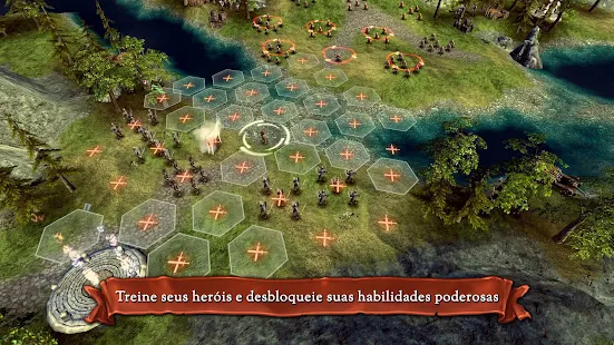 Screenshot de Hex Commander Fantasy Heroes v5.1.2 Apk Mod (Dinheiro Infinito)