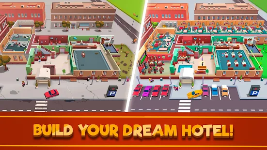 Screenshot de Hotel Empire Tycoon v4.0.3 Apk Mod (Dinheiro Infinito)