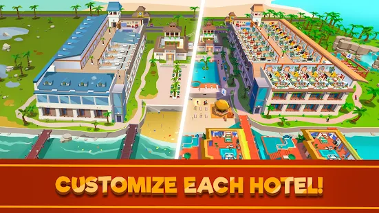 Screenshot de Hotel Empire Tycoon v4.0.3 Apk Mod (Dinheiro Infinito)