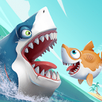 Download Hungry Shark Heroes MOD APK v3.4 (God Mod + Hit Kill) (Android) Download Hungry Shark Heroes MOD APK v3.4 (God Mod + Hit Kill)